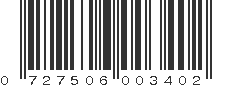 UPC 727506003402