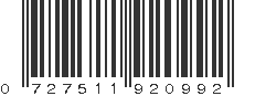 UPC 727511920992