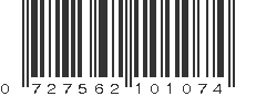 UPC 727562101074