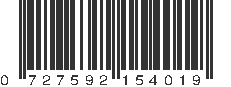 UPC 727592154019