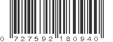 UPC 727592180940