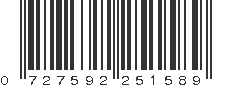 UPC 727592251589