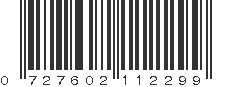 UPC 727602112299