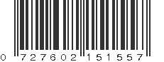 UPC 727602151557