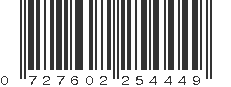 UPC 727602254449