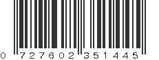 UPC 727602351445