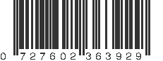 UPC 727602363929