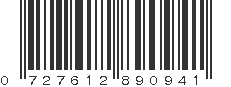 UPC 727612890941