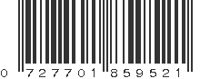 UPC 727701859521