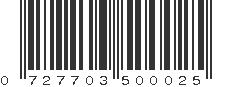 UPC 727703500025