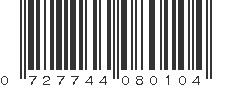 UPC 727744080104