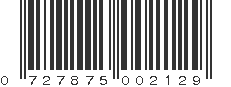 UPC 727875002129