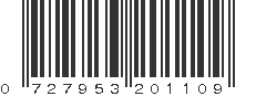 UPC 727953201109
