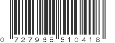 UPC 727968510418