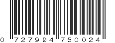 UPC 727994750024