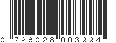 UPC 728028003994