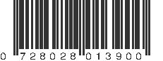 UPC 728028013900