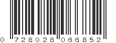 UPC 728028066852