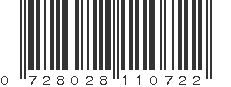 UPC 728028110722