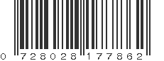 UPC 728028177862