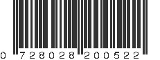 UPC 728028200522