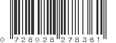 UPC 728028278361