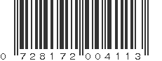 UPC 728172004113