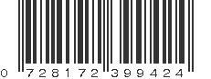 UPC 728172399424