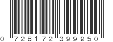 UPC 728172399950