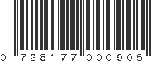 UPC 728177000905