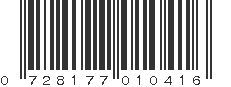 UPC 728177010416