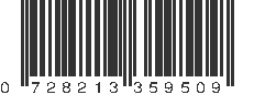 UPC 728213359509