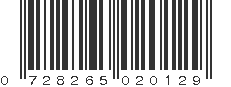 UPC 728265020129