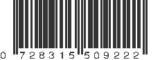 UPC 728315509222