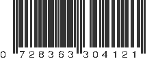 UPC 728363304121