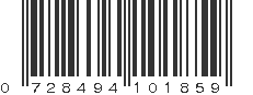 UPC 728494101859