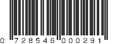 UPC 728546000291