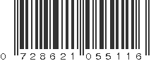 UPC 728621055116