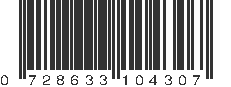 UPC 728633104307