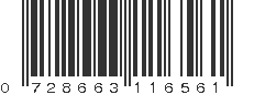 UPC 728663116561
