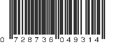 UPC 728736049314