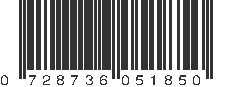 UPC 728736051850