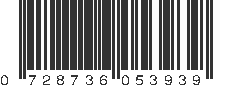 UPC 728736053939