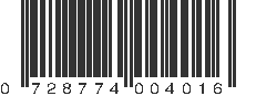 UPC 728774004016