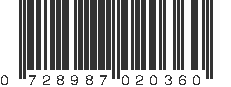 UPC 728987020360