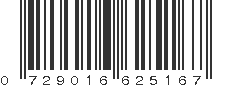 UPC 729016625167