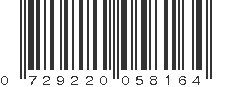 UPC 729220058164