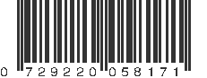 UPC 729220058171