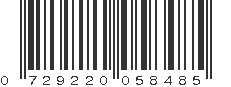 UPC 729220058485