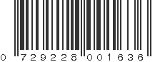 UPC 729228001636